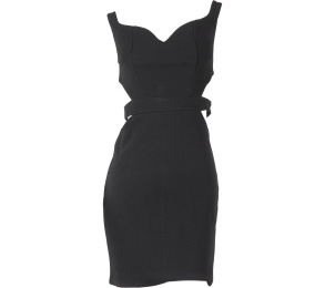 Chocochips Black Cut Out Mini Dress