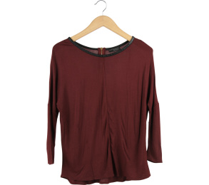 Zara Maroon Blouse