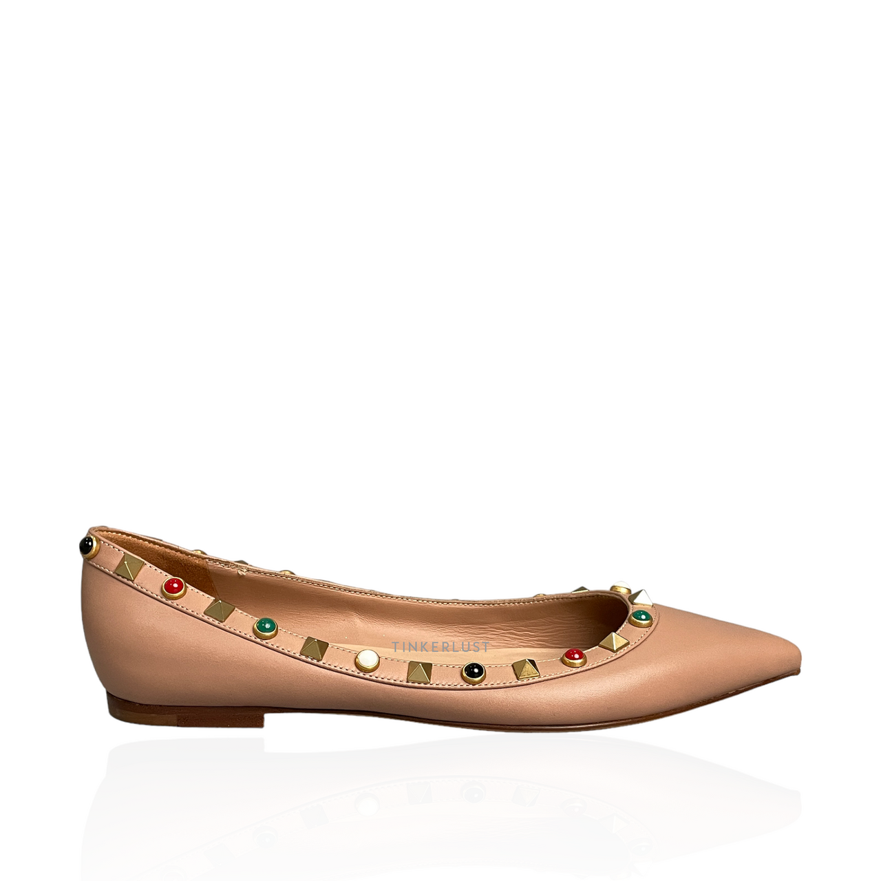 Valentino pointed outlet flats