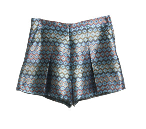 H&M Multi Colour Pattern Glitter Short Pants
