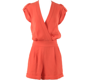Diane Von Furstenberg Orange Jumpsuit