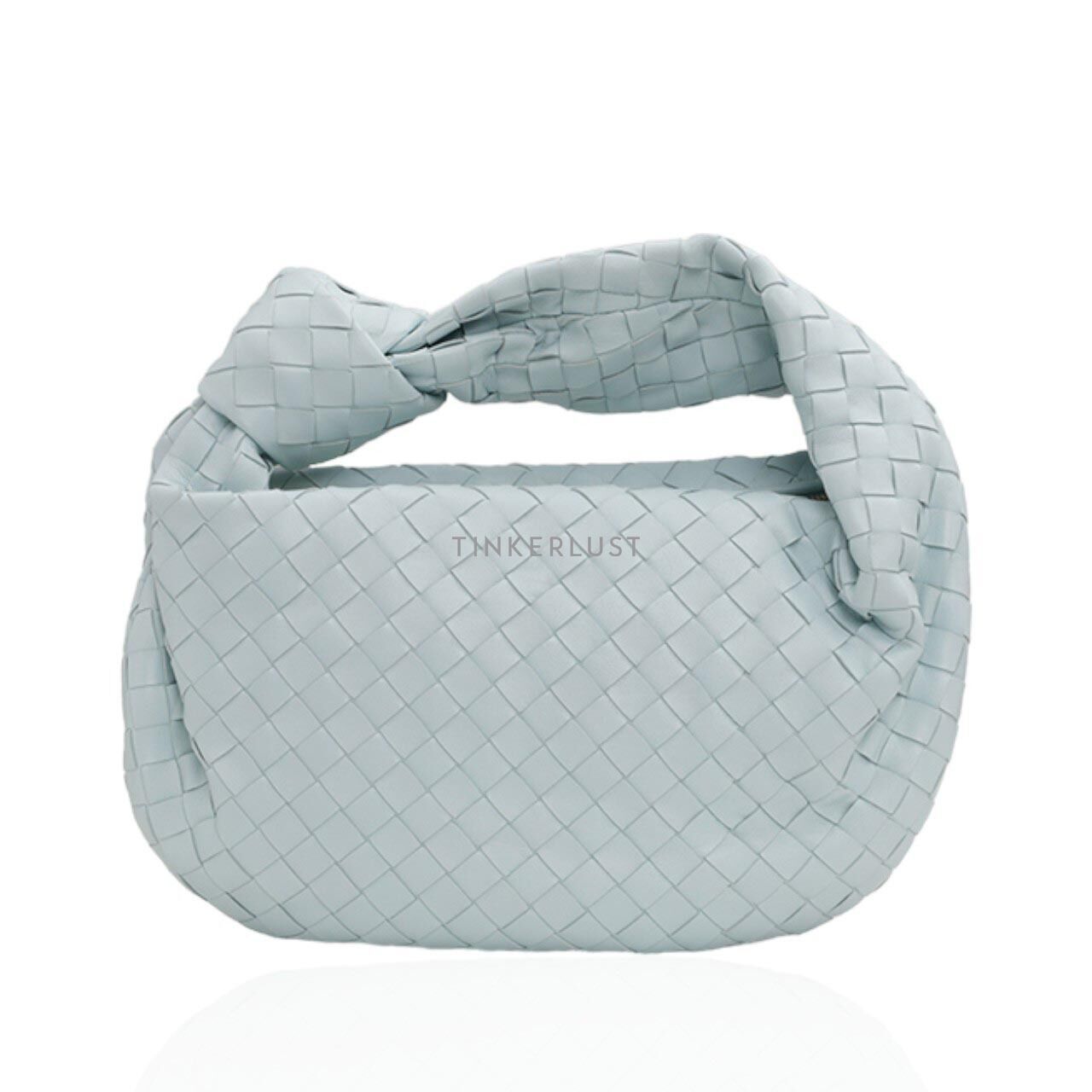 ★BOTTEGA VENETA★ Jodi Shoulder Bag Light Grey 651876VCPP51 Bottega Veneta: Gray Teen Jodie Shoulder Bag | SSENSE