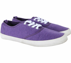 Divided Purple And White Sneakers
