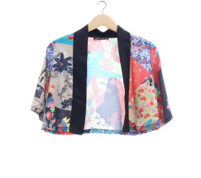 Pink Girl Multicolor Floral Outerwear