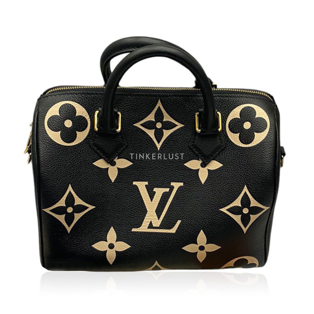 Louis Vuitton Speedy 25 bandouliere caramel monogram empreinte