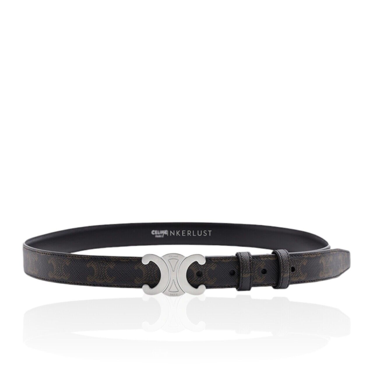 ★【CELINE】★Medium Triomphe Belt Triomohe Canvas Blac.k★ MEDIUM TRIOMPHE BELT IN TRIOMPHE CANVAS - BLACK | CELINE