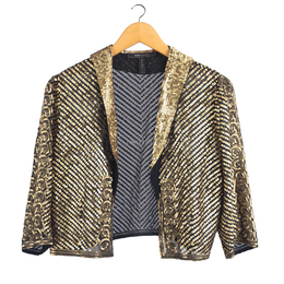 BCBG Max Azria Sequin Black Jacket