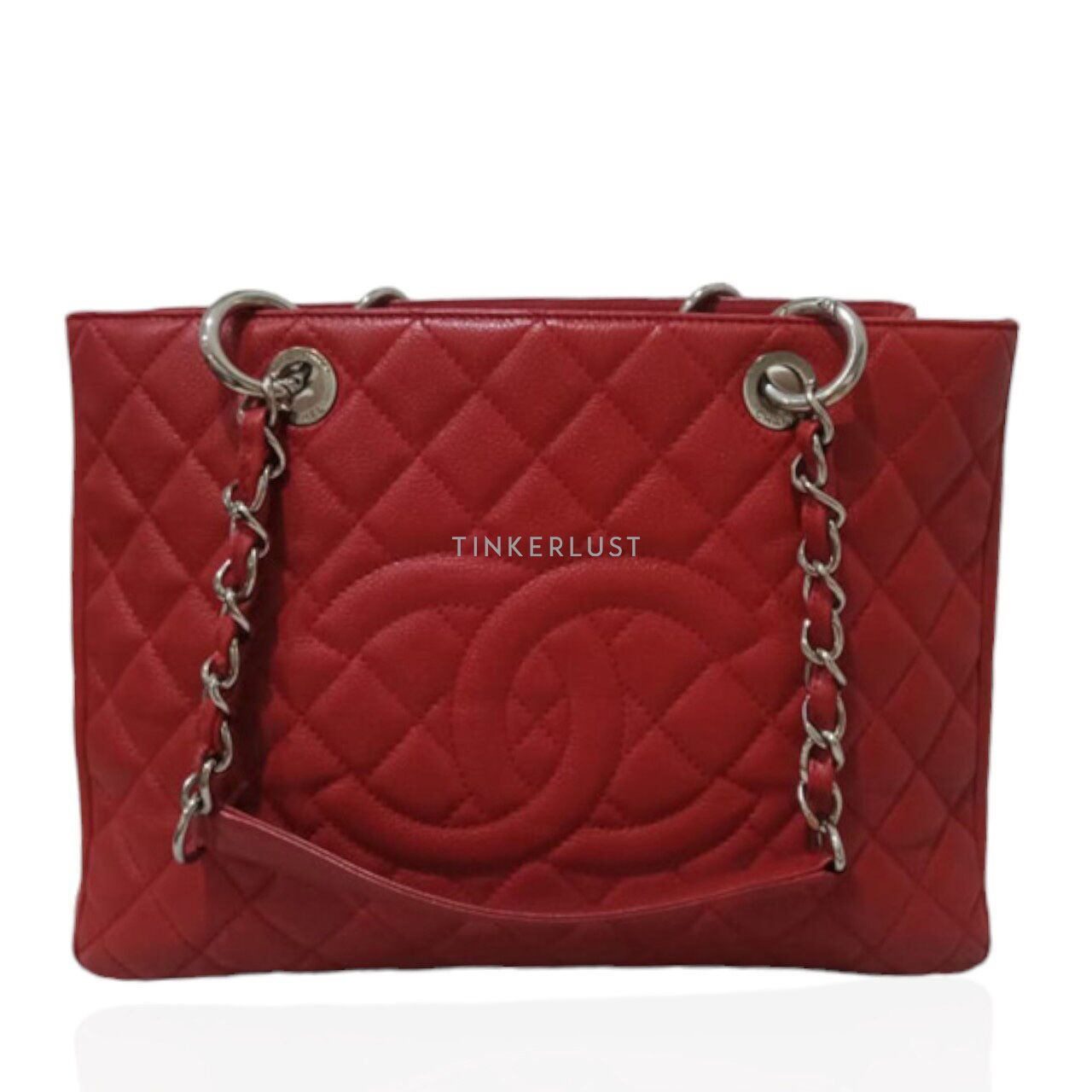 Chanel gst best sale red caviar