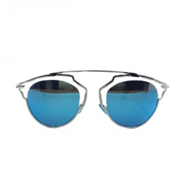 Christian Dior White/Silver Sunglasses