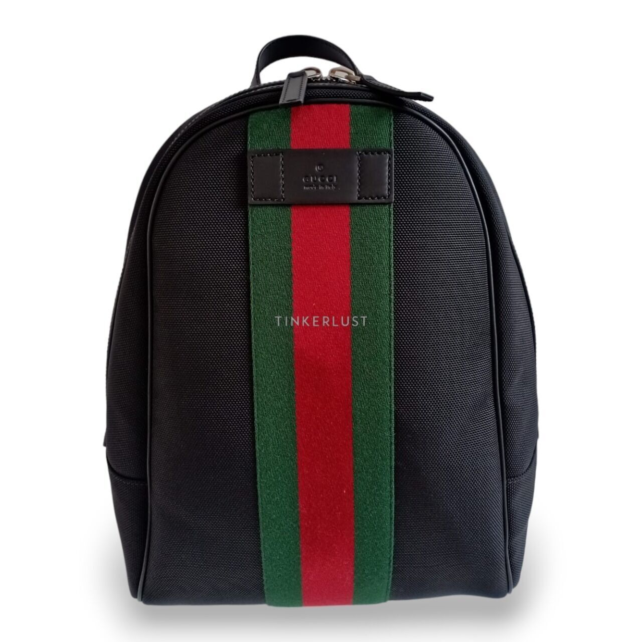 Gucci black techno canvas backpack online