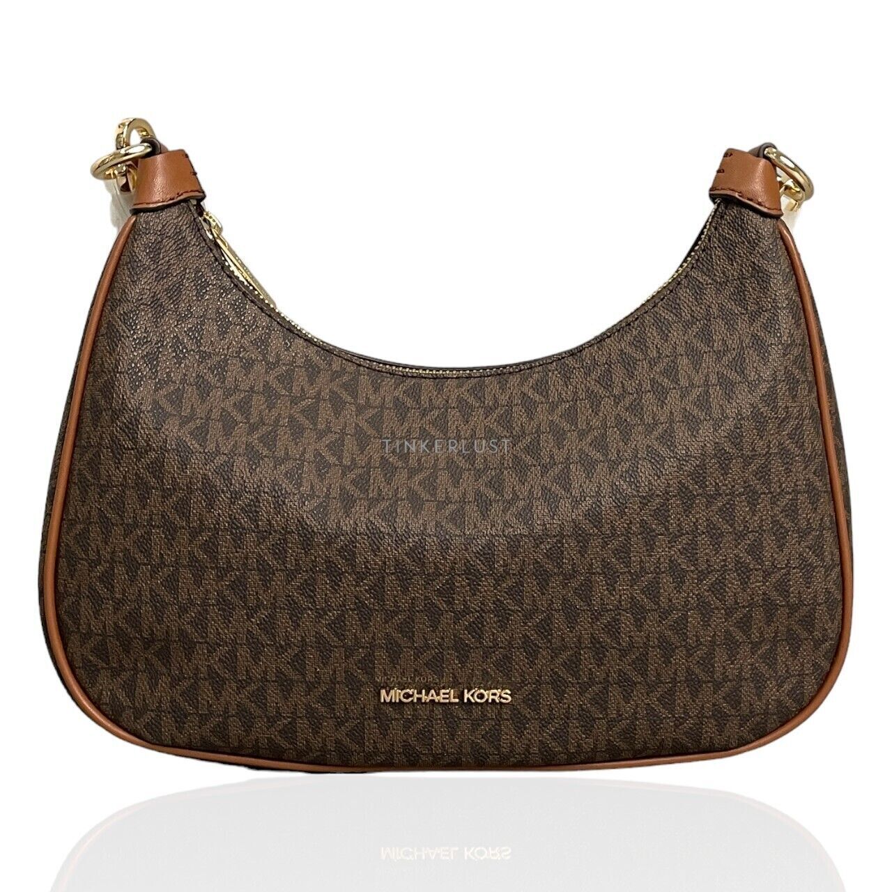 Large brown michael kors bag best sale