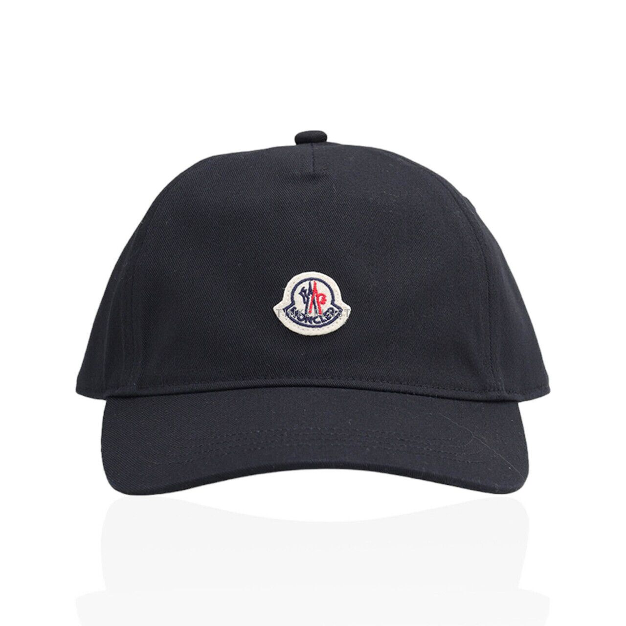 aksesoris others hats Moncler Women Logo Patch Baseball Cap in Black Cotton Gabardine Tinkerlust