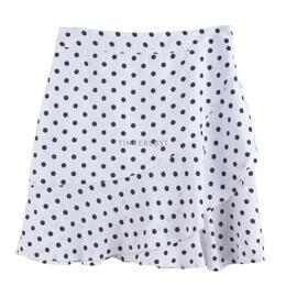 Pomelo. White Polkadots Mini Skirt 