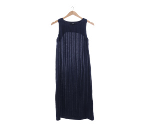 Pomelo. Dark Blue Midi Dress