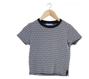 Zara Black And White Blouse