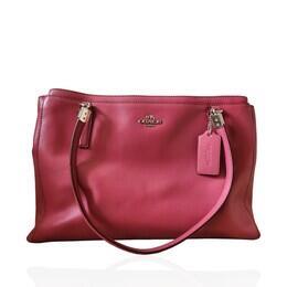 Coach Dark Pink Tote Bag