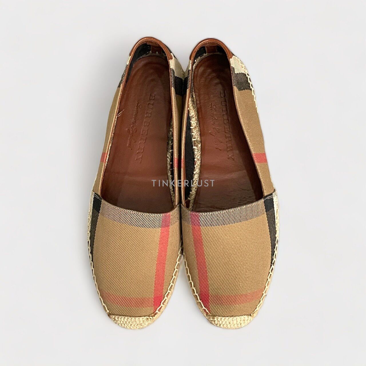 Women's hodgeson house store check espadrille flats