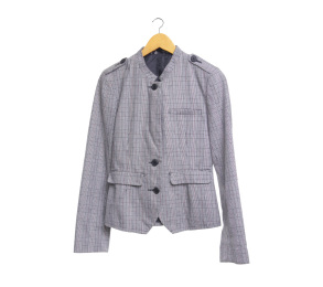 Cheap Monday Grey Plaid Blazer