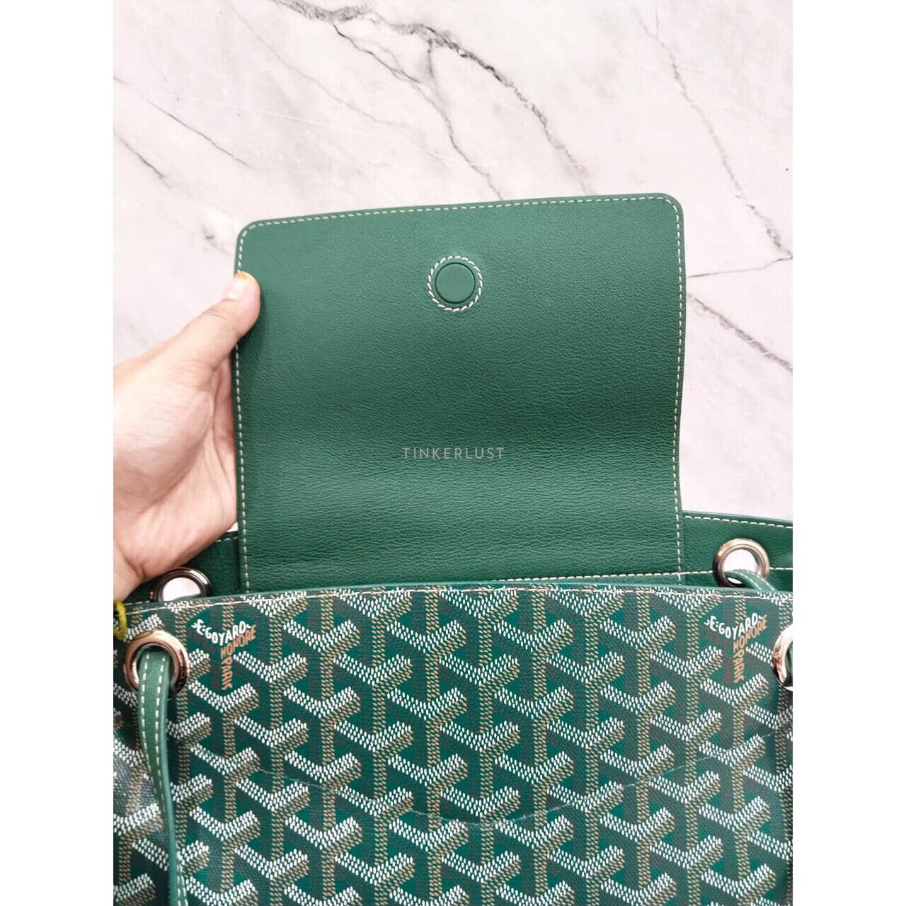 tas shoulder-bag Goyard Rouette Green 2023 Shoulder Bag