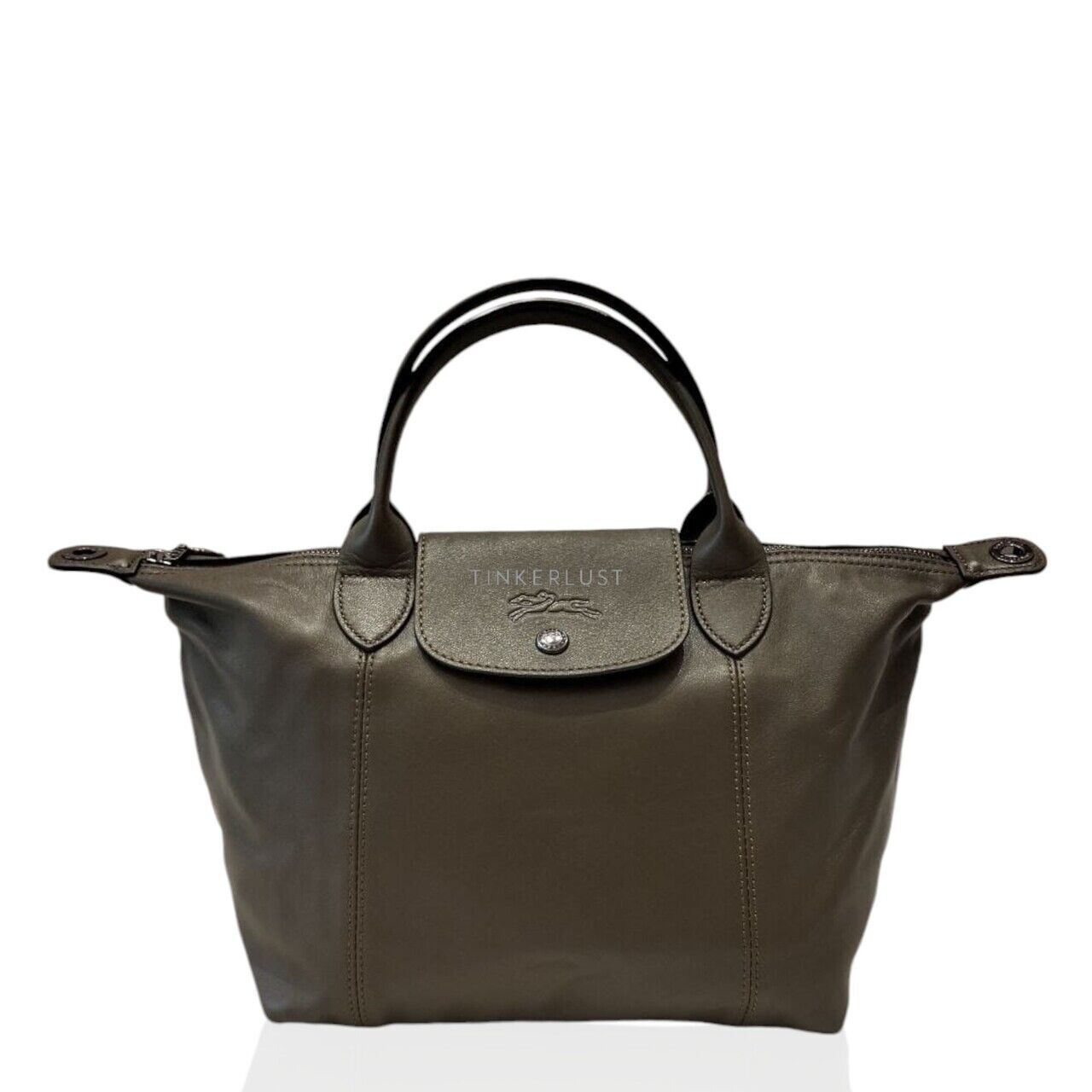 【関税・送料込み】LONGCHAMP SATCHELS tas satchel Longchamp Xtra Leather S Small in Olive Satchel