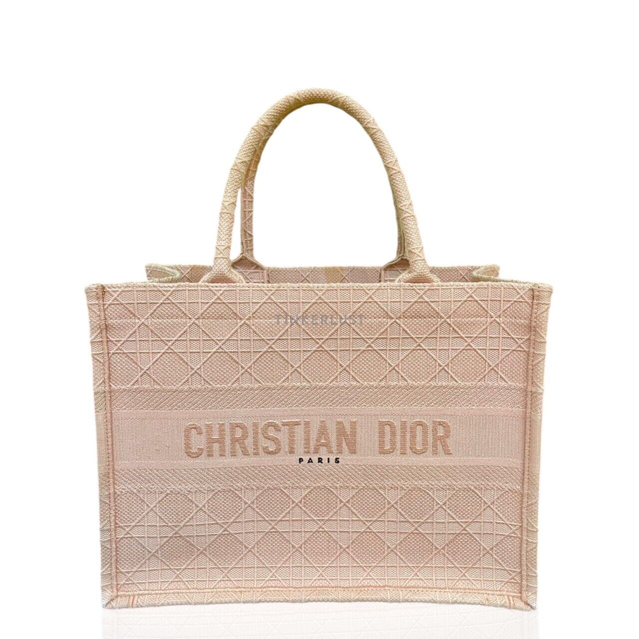 Pink Dior Cotton Bag LARGE DIOR BOOK TOTE