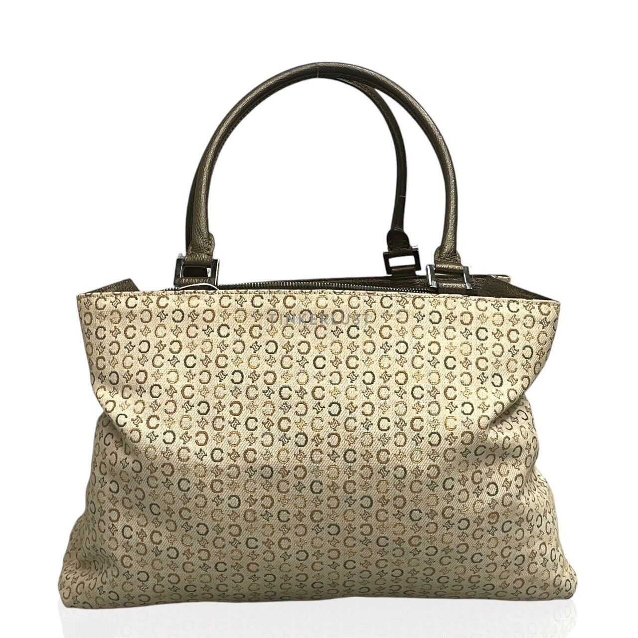 バッグ CELINE/monogram tote Celine Vintage Logo Tote Bag - Beige | Garmentory