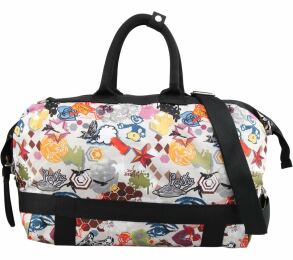 Le Sportsac Cream Patterned Satchel