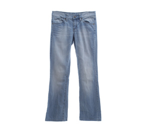Mango Blue Denim Long Pants