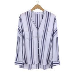 Mango White Stripes Shirt