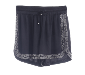 Zara Black Sequin Short Pants