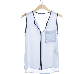 Zara Light Blue Sleeveless