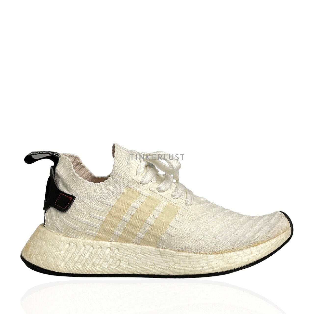 Adidas NMD R2 Primeknit White Black