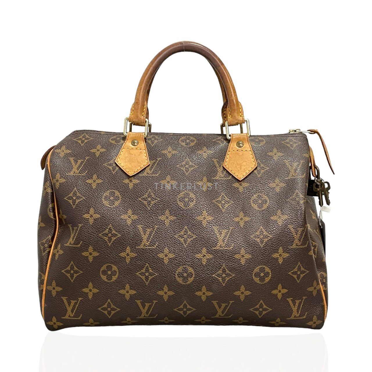 tas handbag Louis Vuitton Speedy 30 Monogram Handbag Tinkerlust