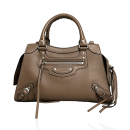 Balenciaga Neo City Classic S Brown Satchel Bag