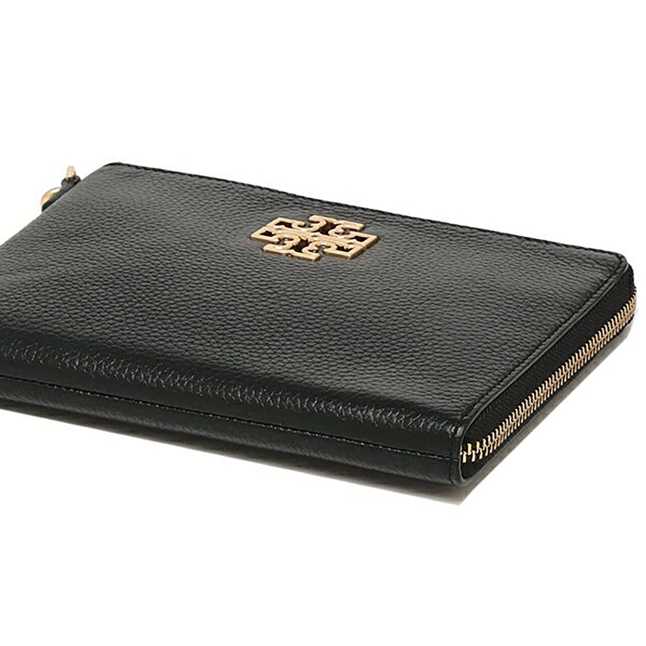 ポーチ Tory Burch Pouches Tory Burch Women's Pebbled Leather Zip Pouch Clutch, Black