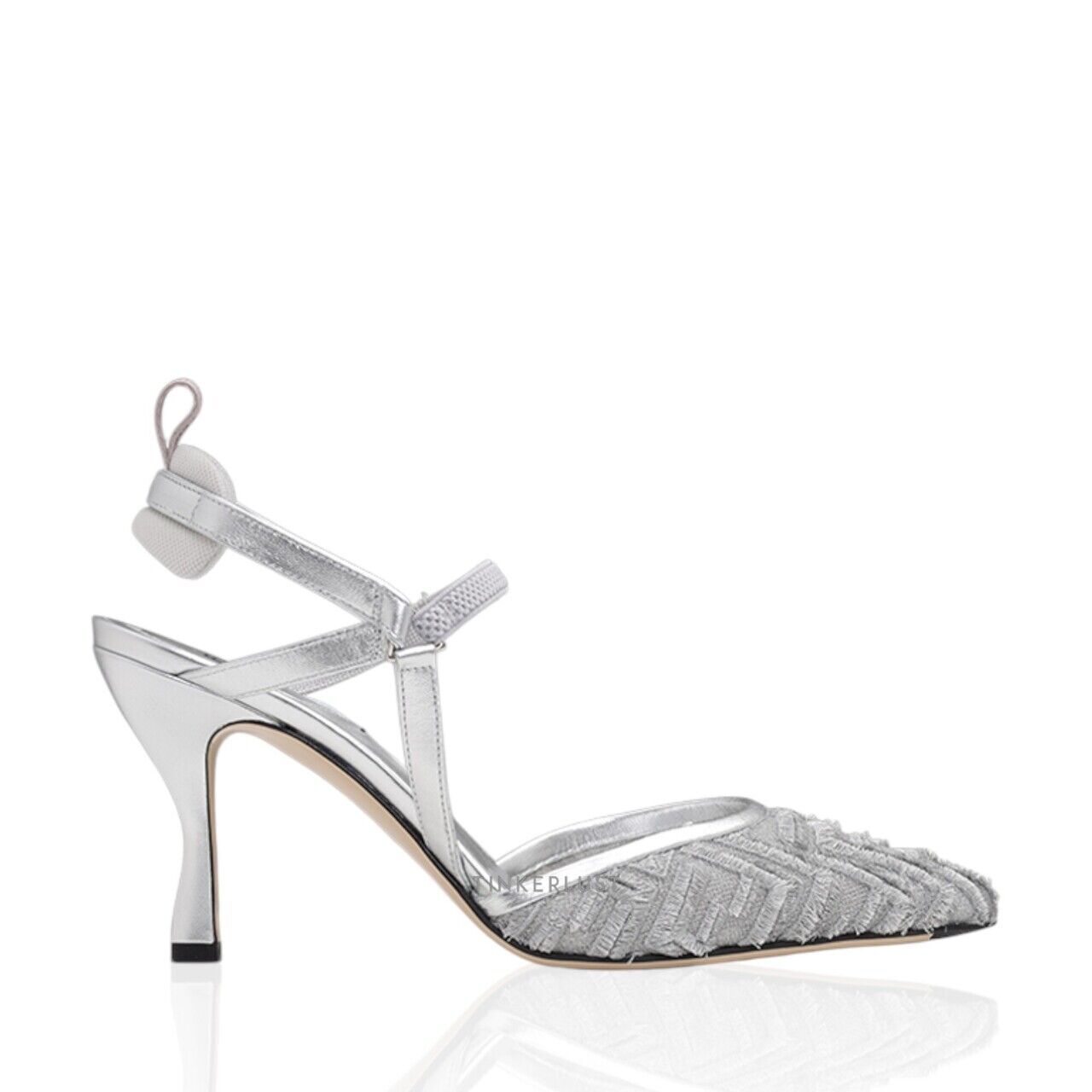 sepatu heels Fendi Women Colibri Lite Slingback Pumps 85mm
