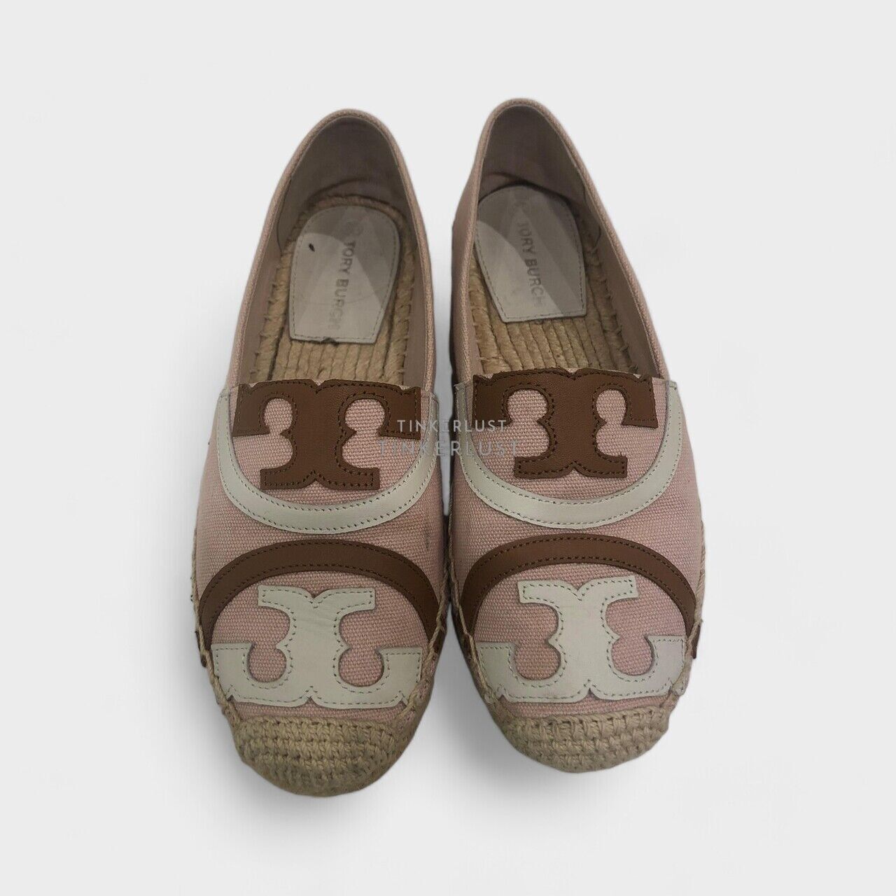 Tory burch poppy logo espadrille flat sales