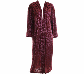 H&M Wine Velvet Outerwear