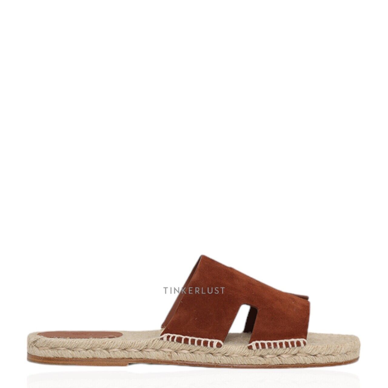 sepatu sandals Hermes Men Antigua Espadrilles Gold Suede