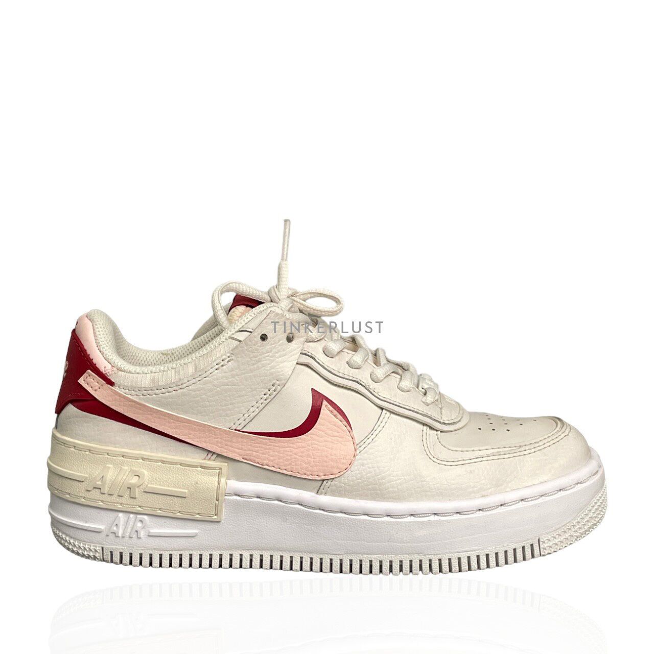 sepatu sneakers Nike Air Force 1 Shadow Women s Broken White