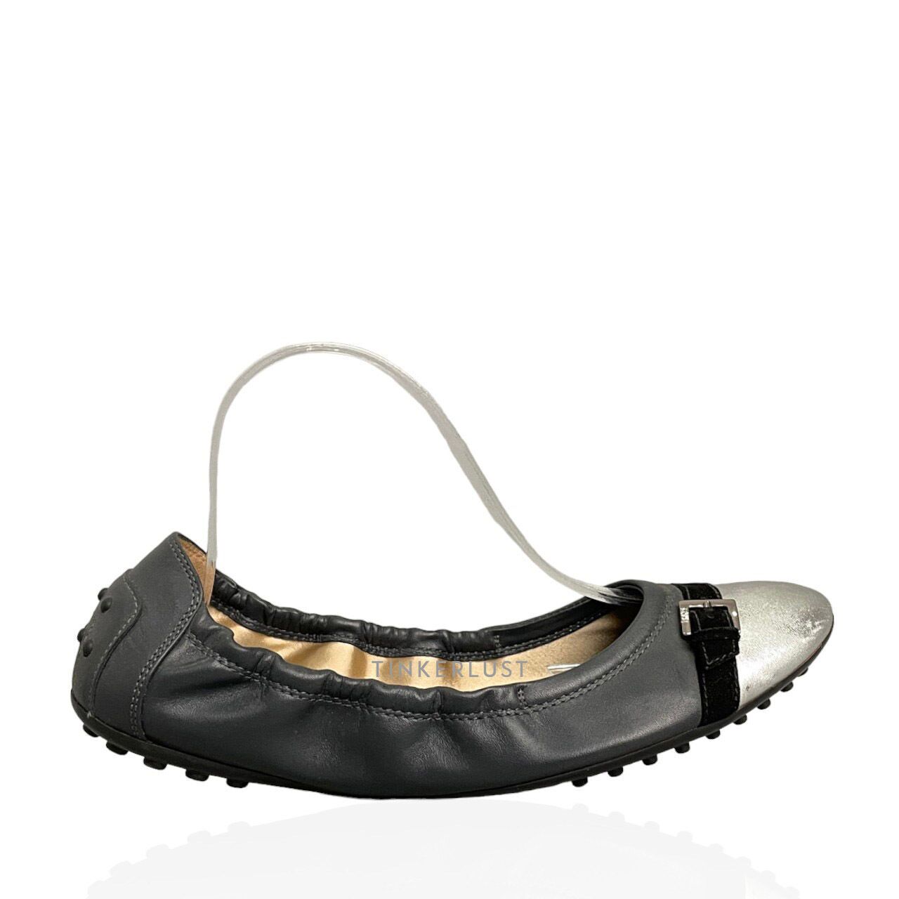 Dark best sale silver flats