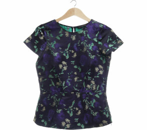 Zara Dark Purple Blouse