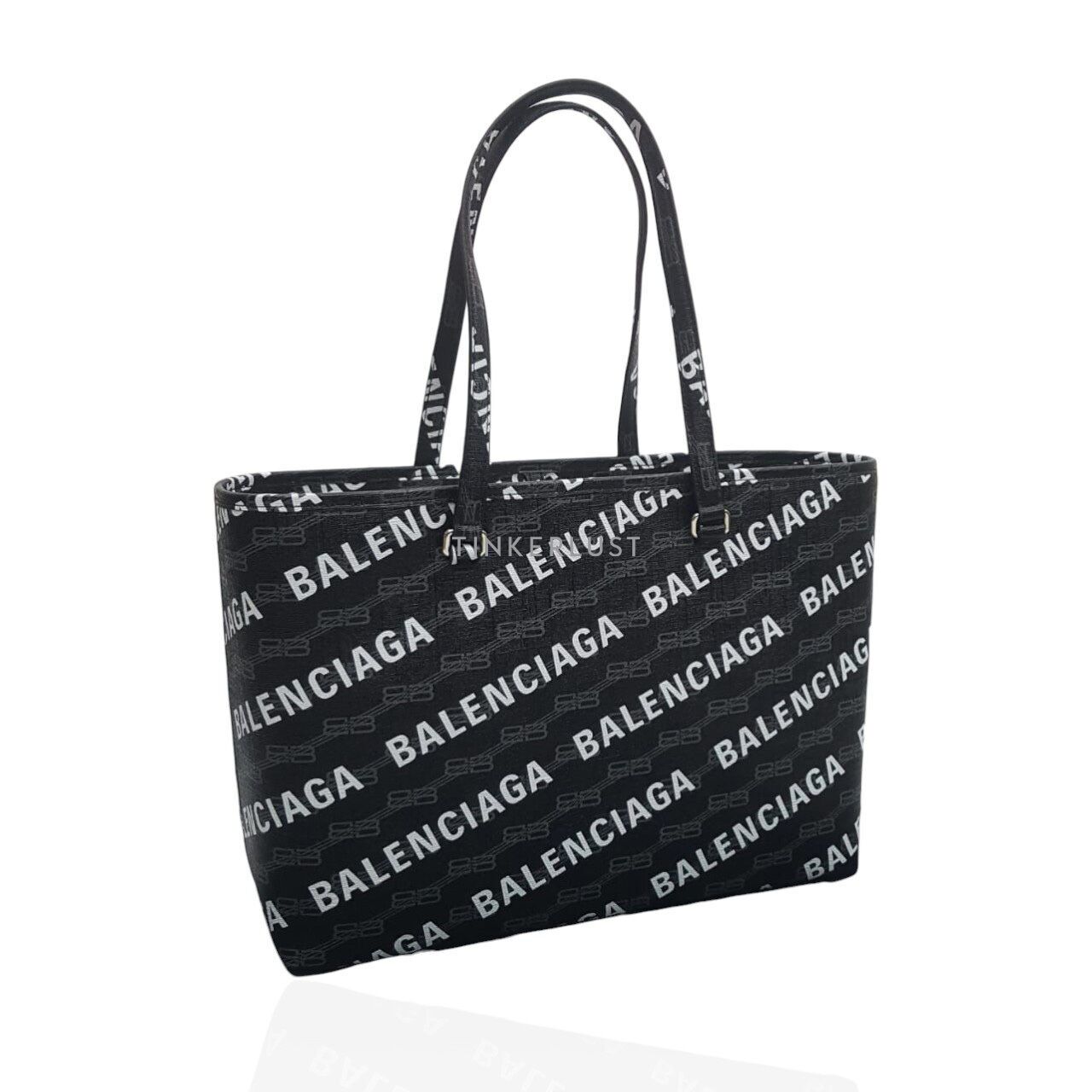 Balenciaga logo tote sale