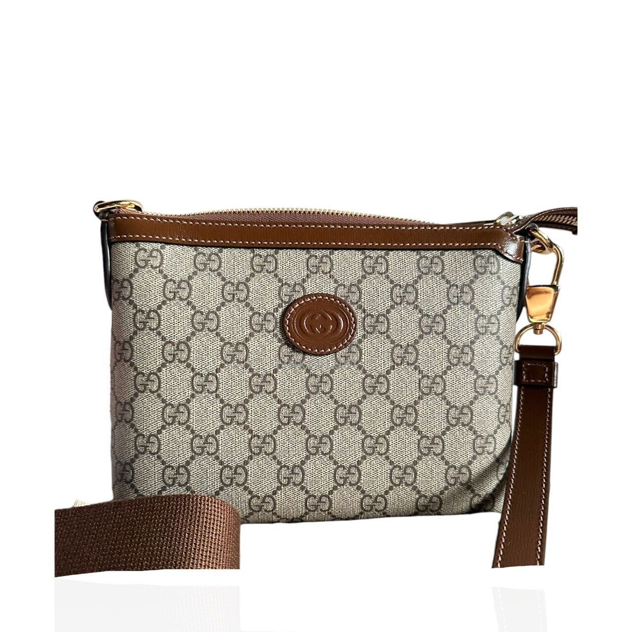 【GUCCI】INTERLOCKING G MESSENGER BAG Gucci Interlocking G Messenger GG Large Brown - US