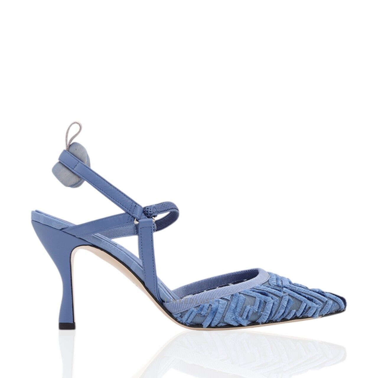サンダル・ミュール FENDI Colibri Lite FF` Slingbacks Fendi Colibri Lite Mesh Embroidery Flats Multicolour – voilà.id