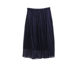 Uniqlo Dark Blue Midi Skirt