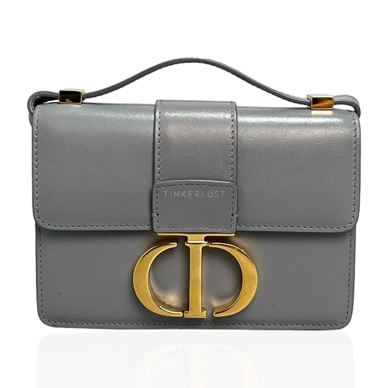 tas sling-bag Christian Dior 30 Montaigne Blue Gray Box