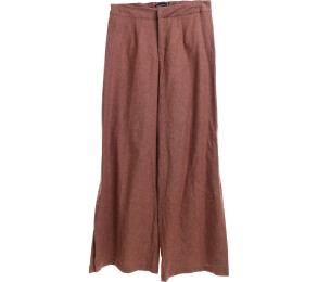 Berrybenka Brown Wide Leg Long Pants