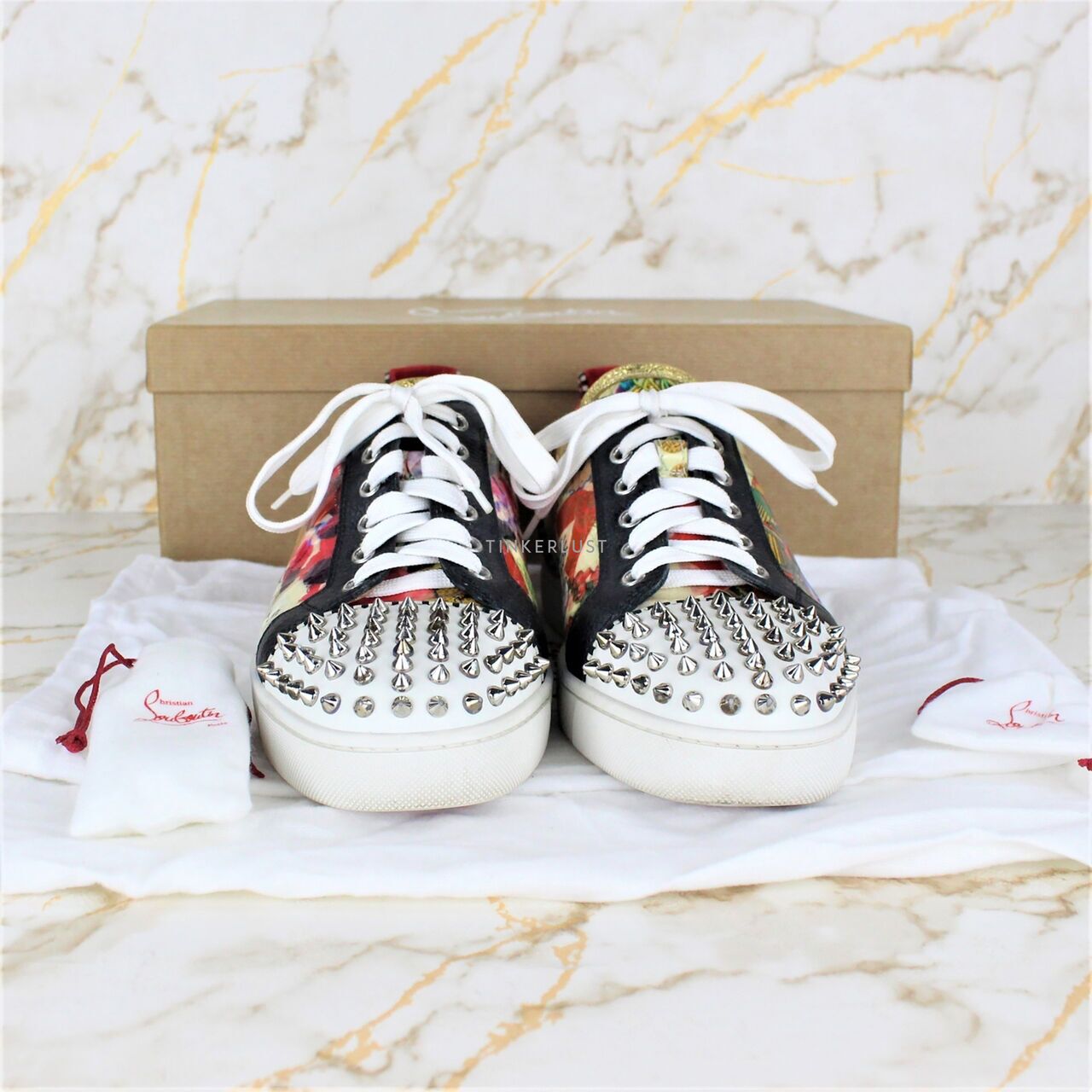 Louboutin graffiti sneakers best sale