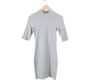 Zalora Grey Mini Dress